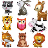 31 x Brand New Animal foil balloons for jungle safari theme backdrop birthday party decorations or cute baby shower decorations - RRP €312.17