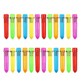 1 x RAW Customer Returns Pen Multicolor 24pcs Multicolor Pen 10-in-1 Transparent Post Retractable Pen for Office School Supplies Students Children - RRP €17.66