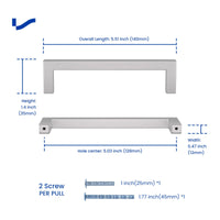 1 x RAW Customer Returns LONTAN 20 pieces furniture handles stainless steel handles for kitchen cabinets kitchen handles 160 mm hole spacing cabinet handles handles kitchen kitchen handles stainless steel door handles kitchen drawer handles - RRP €47.99