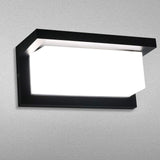 1 x RAW Customer Returns Lamker 18W LED Wall Lamp with Motion Sensor Outdoor Waterproof IP65 Black Wall Light Modern Aluminum 6000K Cold White Lighting Lights for Corridor Stairs Garden Garage - RRP €36.86