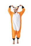 1 x RAW Customer Returns AKAAYUKO Women Men Carnival Costume Pajamas Christmas Animals Onesie Halloween Jumpsuit Pajamas Carnival Costumes Overall Nightwear Foxes-XK - RRP €30.24