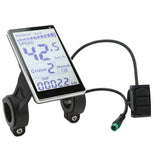 1 x RAW Customer Returns VGEBY Electric Bicycle LCD Display Meter, 5 Pin 24V 36V 48V 60V Universal E Scooter M5 LCD Panel Screen for 31.8 22.2mm Electric Bicycles - RRP €42.16