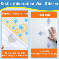 1 x RAW Customer Returns Wall protection film, kitchen back wall film, self-adhesive wall protection film, 45cm x 1000cm clear wall protection film, splash guard transparent DIY decorative film, protection for walls, furniture, house, office,  - RRP €26.4