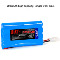 1 x RAW Customer Returns BAKTH 9.6V 2000mAh NiMH RC Battery Racing Pack for Model Cars, Airplanes, Robots Toys , High Performance RC Battery Coaster as Gift - RRP €20.64