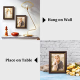 12 x Brand New PHILORN Photo Frames 10X15 CM Retro Style Wall and Tabletop Frames Set of 3 Solid Landscape Portrait Photo Frame with Transparent Glass DIY Home Decor - RRP €273.6