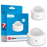 1 x RAW Customer Returns OUVOPO Zigbee Motion Sensor, 2 Pack Wireless Motion Sensor for Smart Home Automation with Built-in Zigbee Hub, Hub Required, Compatible with Home Assistant, Hubitat, Alexa - RRP €34.99