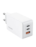 1 x RAW Customer Returns TECKNET 65W USB C Charger, 3-Port PD3.0 QC4.0 Type C Power Supply with GaN Tech Fast Charger, PPS Adapter Compatible with MacBook Pro Air, iPhone, iPad, Galaxy, Huawei, Lenovo - RRP €20.15