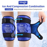 1 x RAW Customer Returns NEWGO XXL Large Ice Pack for Knee Replacement Surgery, Reusable Gel Cold Pack to Wrap the Entire Knee for Knee Injuries, Pain Relief, Swelling, Bruises Blue-2 Pack  - RRP €44.36