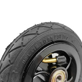 1 x RAW Customer Returns 5 inch inflation wheel with metal hub 5 X 1 pneumatic tire with inner tube electric vehicle 5 inch pneumatic wheel go kart caster black wheel  - RRP €24.0