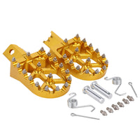 1 x RAW Customer Returns Motorcycle Foot Pegs Dirt Bike Footpegs for CRF50 CRF70 CRF110 XR50 XR70 XR110 Pit Bike Chinese Stomp Demon X WPB Orion M2R KAYO - Gold - RRP €43.99