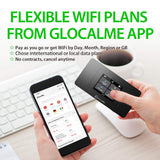 1 x RAW Customer Returns GlocalMe Duoturbo mobile WiFi router, 4G LTE router, No SIM card required, 3500mAh battery, LCD display dual modem mobile hotspot, coverage of 140 countries and regions Black - RRP €165.99