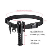 1 x RAW Customer Returns GudGmtoy Fishing Rod Holder Belt Adjustable Fishing Wading Belt Wading Belt for Surf Casting Kayak Fishing Accessories Waders Straps Fishing Waist Rod Holder Belt - RRP €17.14