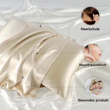 1 x RAW Customer Returns ZIMASILK 100 silk pillowcase for hair and skin. Double-sided 19 momme pure mulberry silk pillowcase with zipper, 1 piece. 40 x 60 cm, beige  - RRP €24.99