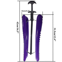 3 x Brand New Condello Casa boot shaper, boot stretcher, handle boot shaft shaper, knee-high boot support shape inserts, high boot holder, long boot shaft shaper inserts for women men 2 pieces, L 42 cm purple - RRP €116.97