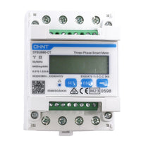 1 x RAW Customer Returns CHINT Three-Phase Electronic Smart Energy Meter DIN35mm, 1.5 6 A with CT Connection, with RS485 Interface, Modbus RTU Compliant, MID Certified, DTSU666-CT - RRP €97.99