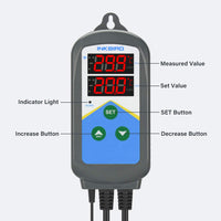 1 x RAW Customer Returns Inkbird WIFI Thermostat, dual time cycle, alarm function, two sockets only for heating  - RRP €50.41