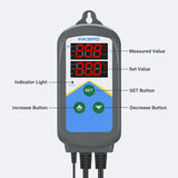 1 x RAW Customer Returns Inkbird WIFI thermostat, dual time cycle, alarm function, two sockets only for heating  - RRP €50.41