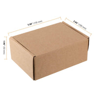 1 x Brand New CHUEHKAK 20 pieces small shipping boxes for postal shipping cardboard 150 x 100 x 50mm, corrugated cardboard folding box shipping boxes buy brown shipping post corrugated cardboard shipping, for storage or gift box - RRP €17.14