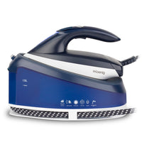 1 x RAW Customer Returns H.Koenig Iron with V7 boiler, 2200W, Pressure 5.5 bar, Steam production 120g min, Vertical steam function, Non-stick ceramic plate, 1.5L water tank - RRP €68.76