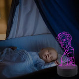 6 x Brand New Rapper 3d Lamp Illusion Night Light Children Touch With Remote Control Bedside Lamp, Anime Merch Led Desk Lamp Gadget Marvel Usb Floodlight Christmas Decoration Birthday Gift From A Friend - RRP €112.98