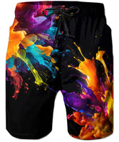 1 x RAW Customer Returns ALISISTER Men s Swim Shorts 3D Colorful Short Swim Trunks Men s Leisure Pants Jogging Pants Sports Pants Beach Surf Swim Shorts XL - RRP €23.18