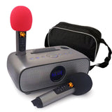 1 x RAW Customer Returns Karaoke Machine with 2 Wireless Karaoke Microphones for Adults and Children - RRP €20.4