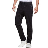 1 x RAW Customer Returns JustSun jogging pants men s training pants men s sports pants men s long cotton fitness pants men s zipper pockets black 3XL - RRP €33.26