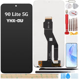 1 x RAW Customer Returns YHX-OU Black Display For Honor 90 lite 5G CRT-NX1 LCD Display Touch Screen Digitizer Assembly Glass 6.7 with Tools 1 piece Screen Protector - RRP €32.65