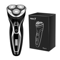 1 x RAW Customer Returns MAX-T Razor Men Electric Wet and Dry, 3D ProSkin IPX7 Waterproof Electric Shaver with Pop-up Precision Trimmer, Rechargeable and Cordless Electric Shaver. - RRP €48.99