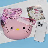 1 x Brand New YGCHEN Cat Crossbody Bag Kawaii Silicone Handbag Children s Handbag Cartoon Girls Bags Cats Shoulder Bag Purse for Girls Children Women - RRP €60.0