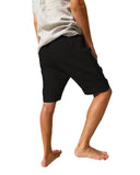 1 x RAW Customer Returns LVCBL Linen Shorts Drawstring Men s Cotton Linen Casual Classic Fit Short Black L - RRP €26.99