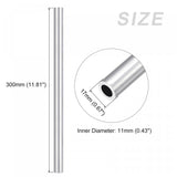 1 x RAW Customer Returns sourcing map 3pcs 6063 Aluminum Tube 17mmx11mmx300mm Round for Home Machinery DIY Crafts - RRP €19.66