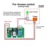 1 x RAW Customer Returns Punxasl 1 Channel Wireless Smart Switch, Motor Control, Dry Contact Relay Switch, RF433 MHz, Tuya USB 5V DC AC 7-32V Wifi Relay Switch Compatible with Google Home and Alexa - RRP €16.99