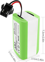 1 x RAW Customer Returns AHJ 14.4V 2600mAh replacement battery for Eufy RoboVac G10 G20 G30 G35 G40 Hybrid, for Eufy 11 11S 11S MAX 15C 15C MAX 25C 25C Max 30 30C 30 Max 35C, for Ecovacs Deebot N79 N79S DN622, for Tesvor X500 battery - RRP €24.58