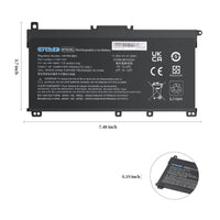 1 x RAW Customer Returns OYOMBA L11119-855 HT03XL Laptop Battery for HP Pavilion 14-CE 14-CF 14-CK 14-cm 14-DH 14-DK 14-DF 14-MA 14Q-CS 14Q-CY 15-CS 15-DQ 15-DA - DB 15-CW 17-by 17-CA 240 250 255 G7 340 348 G5 L11421-2C2 - RRP €35.64