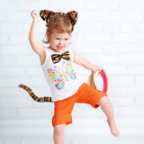 1 x Brand New Kids Tiger Headband, Cute Cat Ears Headband Animal Ears Tail and Bow Tie Set for Party Cosplay, 3 Pack Tiger Stripes  - RRP €8.78