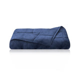 1 x RAW Customer Returns Dailydream Therapeutic Cotton Weighted Blanket, 6 kg for Adults, 135x200 cm, Blue - RRP €58.93