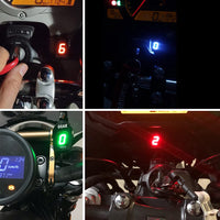 1 x RAW Customer Returns Motorcycle Gear Indicator Speed Gear Digital Display for Honda NC700 XL CTX700 CB1100 VT400 CB400SF CBR650F CB650F Motorcycle 1-6 Level Ecu Plug Mount Speed White  - RRP €45.24