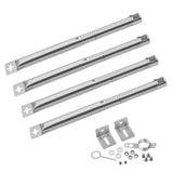 1 x RAW Customer Returns universal stainless steel burner 31 to 44CM for Napoleon Triumph 410, Taino gas grill 2 burners, BBQ-Toro gas grill, grill burner replacement for tepro, landmann, tarrington House gas grill spare parts - RRP €29.88