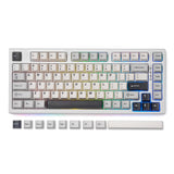 1 x RAW Customer Returns YUNZII YZ75 75 Hot-Swappable Wireless Mechanical Gaming Keyboard, RGB Backlit, BT5.0 2.4G USB-C, Double Shot PBT Keycaps for Linux Win Mac Gateron G Pro Yellow, White  - RRP €100.79