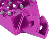 1 x RAW Customer Returns Dirt Bike Foot Pegs Motorcycle Footrests Foot Pedals Rests CNC for Sur Ron Light Bee S X Segway X260 X160 CRF150F 2003-2019 CRF230F 2003-2019 Pit Bike Purple - RRP €42.99