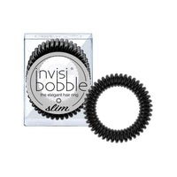 1 x RAW Customer Returns invisibobble Slim hair tie True Black I 3x thin hair ties black for girls women I elegant look strong hold I designed in the heart of Munich - RRP €7.08