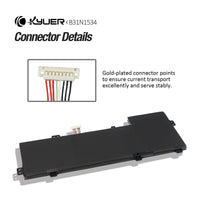 1 x RAW Customer Returns KYUER 48Wh B31N1534 Laptop Akku f r Asus BX510UX BX510UW U5000 Zenbook UX510 UX510UW UX510UWK UX510UX UX510UXK UX510UW-RB71 CN044T CN048T CN051T CN056T CN058T CN070T UX510UX-CN130T UX510UX-CN179T - RRP €49.67