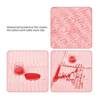 1 x RAW Customer Returns ATOMUS 20Pcs Disposable Leakproof Clean Tablecloths Waterproof Mat Under Carpet Beauty Salon Tattoo Pad Sheet Pink  - RRP €7.9