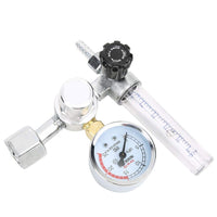 1 x RAW Customer Returns Argon CO2 Mig Tig Flow Meter Regulator Pressure Gauge Welder Parts Welding Gas Disposable Mini Gas Bottle Regulator Argon CO2 for Mig Welding 17 14 8 - RRP €28.39