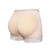 1 x RAW Customer Returns Vevarble Women s Underwear Padded Push Up Panties Girdle Pants Butt Lifter Enhancer Shapewear Beige S - RRP €18.99