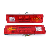 1 x RAW Customer Returns Pack of 2 19 LED Tail Lights Brake Light Brake Light Turn Signal Indicator Light Reversing Light for Car Truck Trailer Van - Waterproof 12V Red  - RRP €29.99