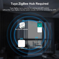 1 x RAW Customer Returns MHCOZY 1 Chane tuya zigbee smart relay switch module, AC DC dry contact, in collaboration with Alexa Google Home - RRP €23.9