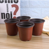 12 x Brand New DOITOOL 100 pieces plastic plant pots, small cultivation pots, plastic flower pot 10 cm round plastic cultivation pots for plants, flower pots for seedlings and cuttings diameter 90 mm  - RRP €248.28