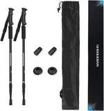 12 x Brand New Telescopic hiking poles aluminum - 2-pack with trekking poles walking poles I Lightweight Nordic walking poles for men and women for skiing and hiking I Trekking poles telescope for mountain sports - RRP €359.88